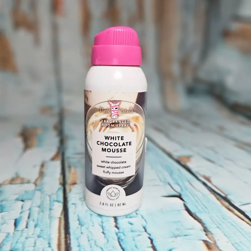 Pink Zebra White Chocolate Mousse Fragranced Room Spray 2.8 oz New Retired Scent